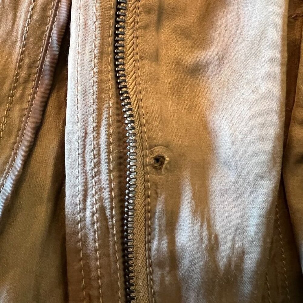 Vince Olive Green Luxe Anorak Festival Jacket sz L - Picture 9 of 15